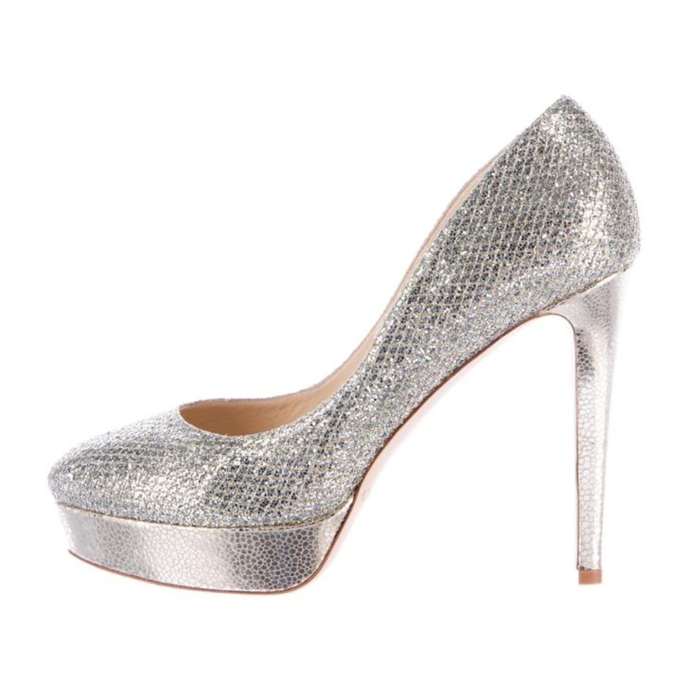 $795 Jimmy Choo 'Alex' Platform Pump Size 38 7.5 8 - Picture 2 of 8